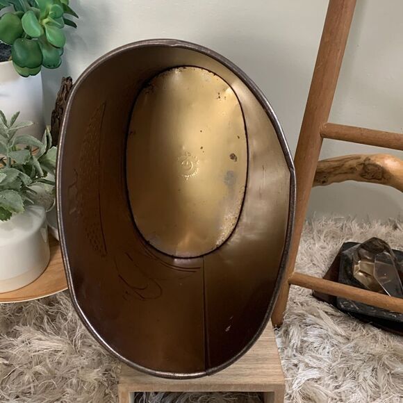 Vintage Mid Century J L Clark Metal
Trash Can Wastebasket Lamp Book Clock Pen - Picture 11 of 17